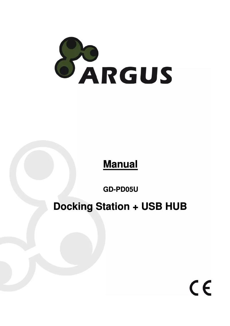 Page n°1 - Manuel utilisateur Inter-Tech GD-PD05U