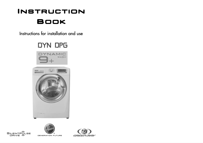 Página 1 del manual Manual de usuario Hoover DYN 9164DPG/L-80