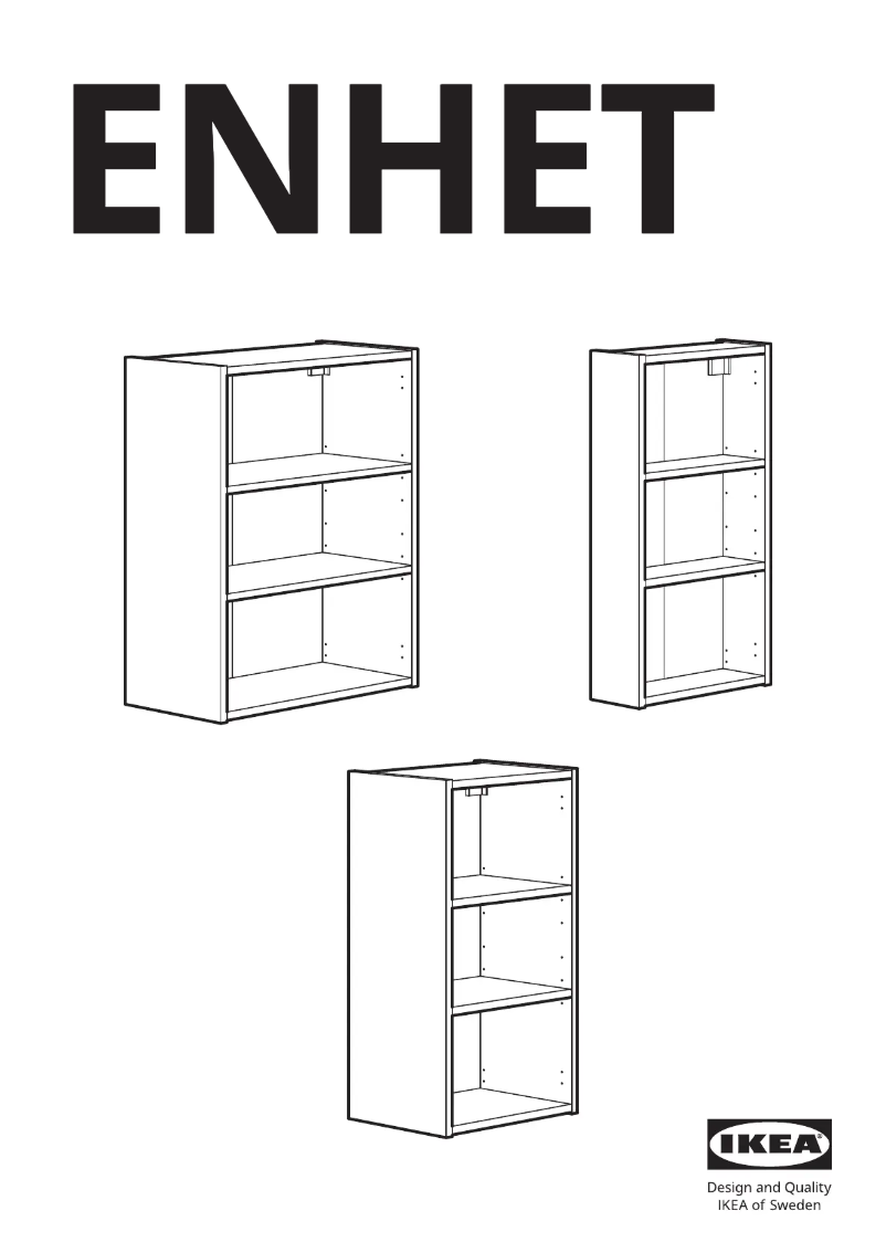 Image de la première page du manuel de l'appareil ENHET 504.404.12