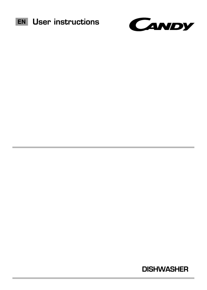 Page 1 de la notice Manuel utilisateur Candy CDIM 3T62DFZ-19