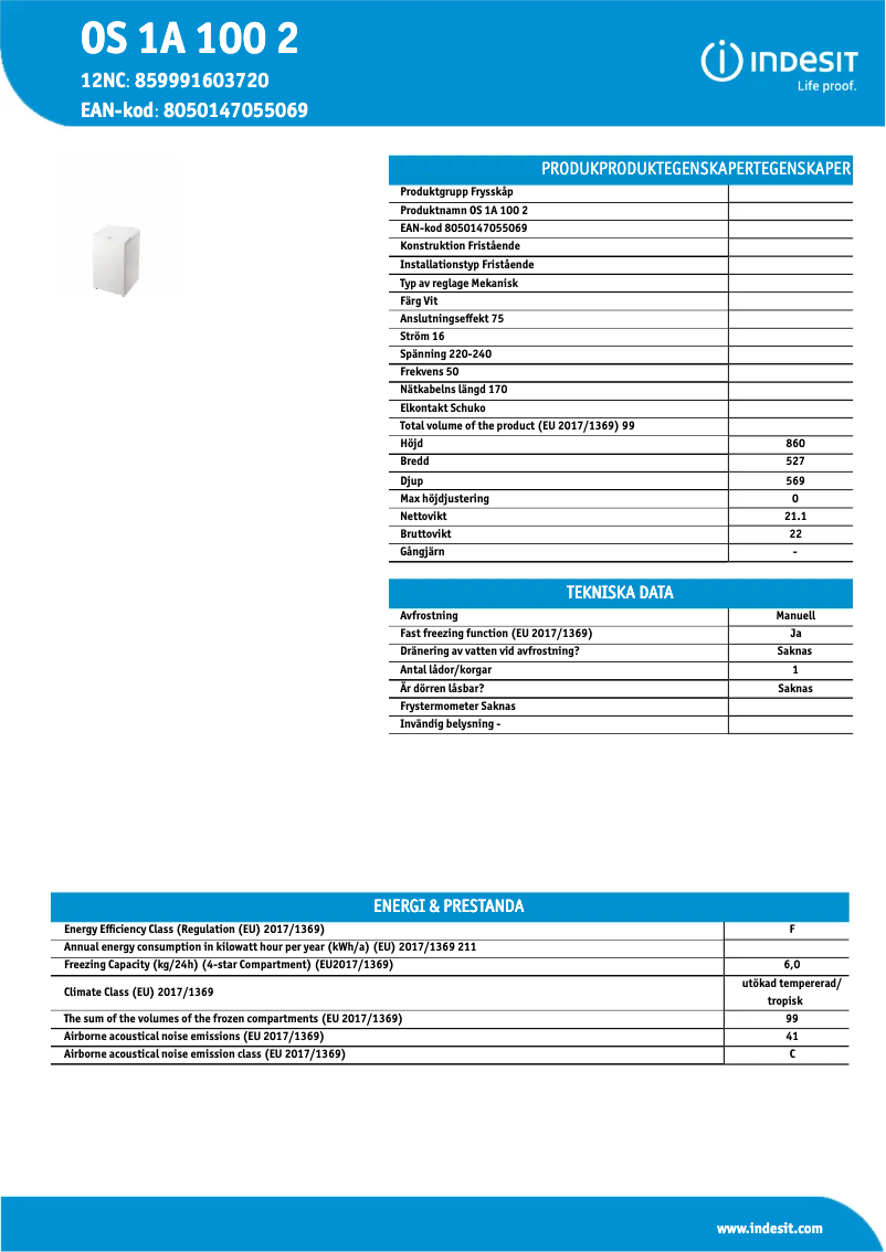 Image de la première page du manuel de l'appareil OS 1A 100 2