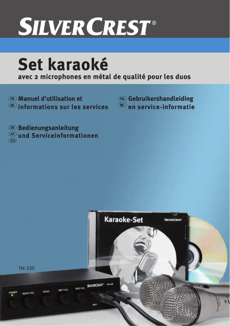 Page n°1 - Manuel utilisateur SilverCrest TM 220