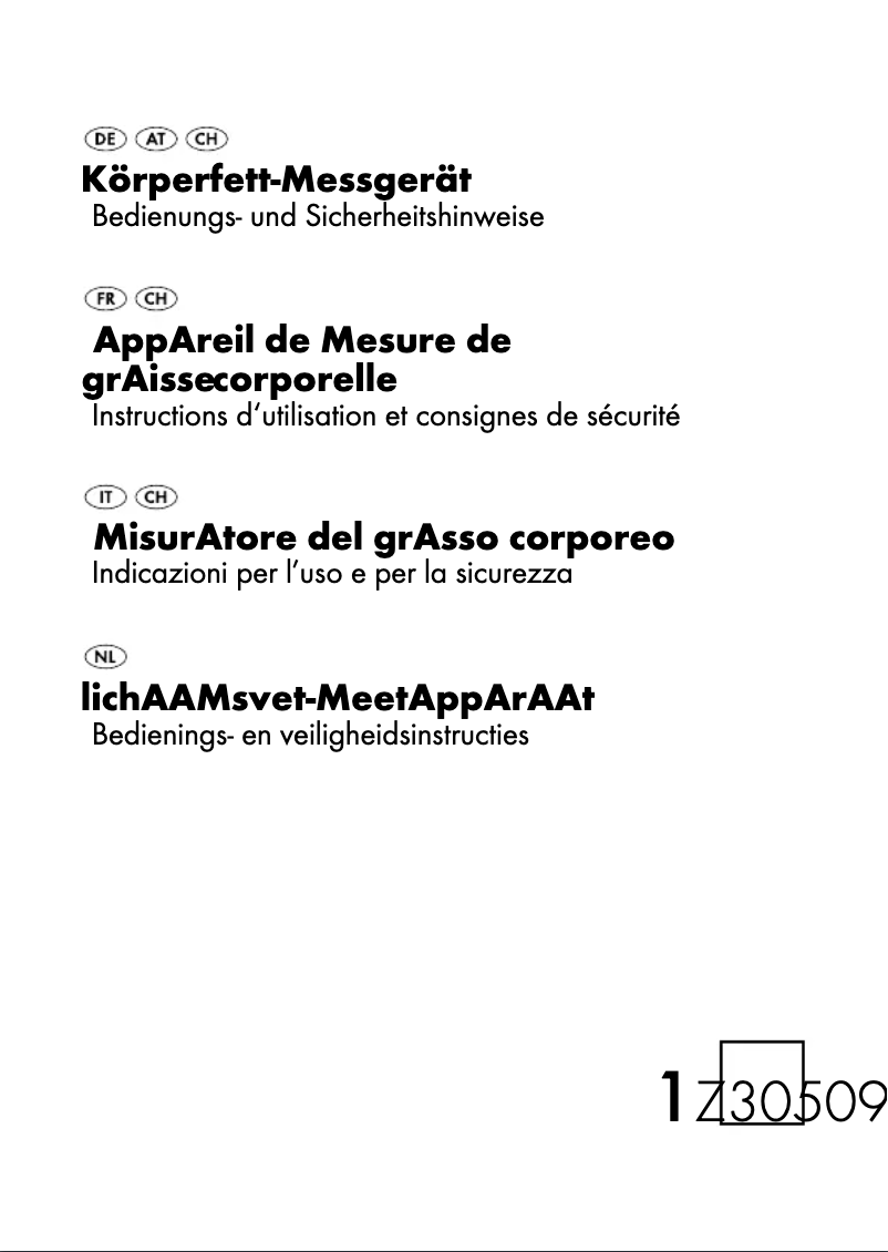 Page 1 de la notice Manuel utilisateur SilverCrest Z30509