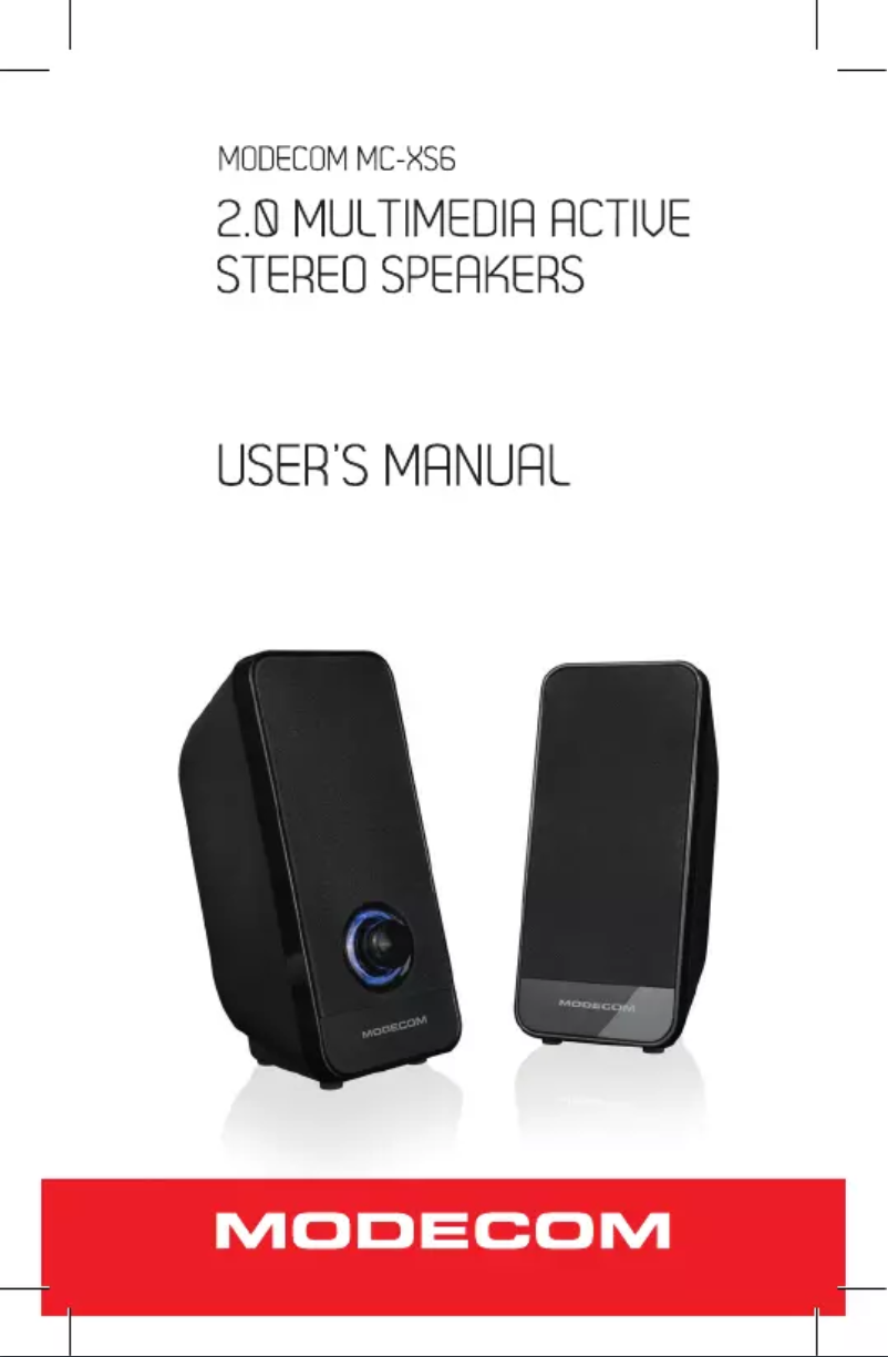 Page 1 de la notice Manuel utilisateur ModeCom MC-X S6