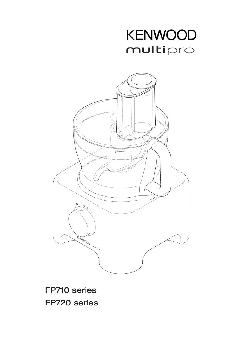 Page n°1 - Manuel utilisateur Kenwood FP723