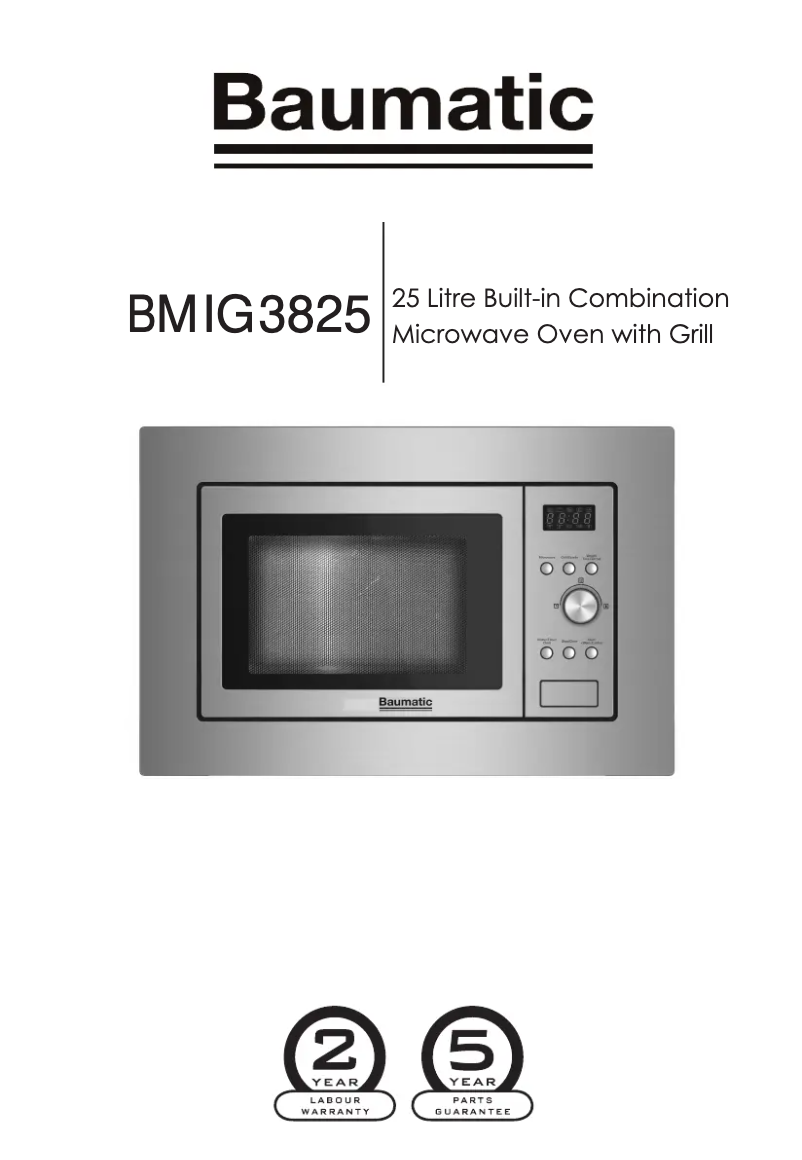 Image de la première page du manuel de l'appareil BMIG3825