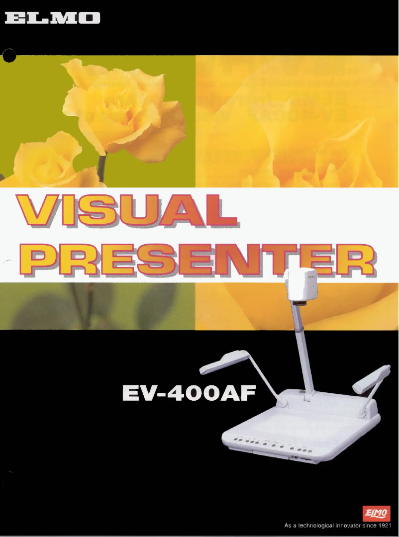 Página 1 del manual Folleto Elmo EV-400AF