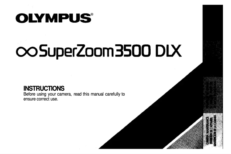 Image de la première page du manuel de l'appareil SuperZoom 3500 DLX
