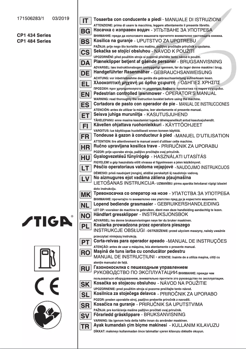 Page 1 de la notice Manuel utilisateur Stiga Combi 48 SQ H