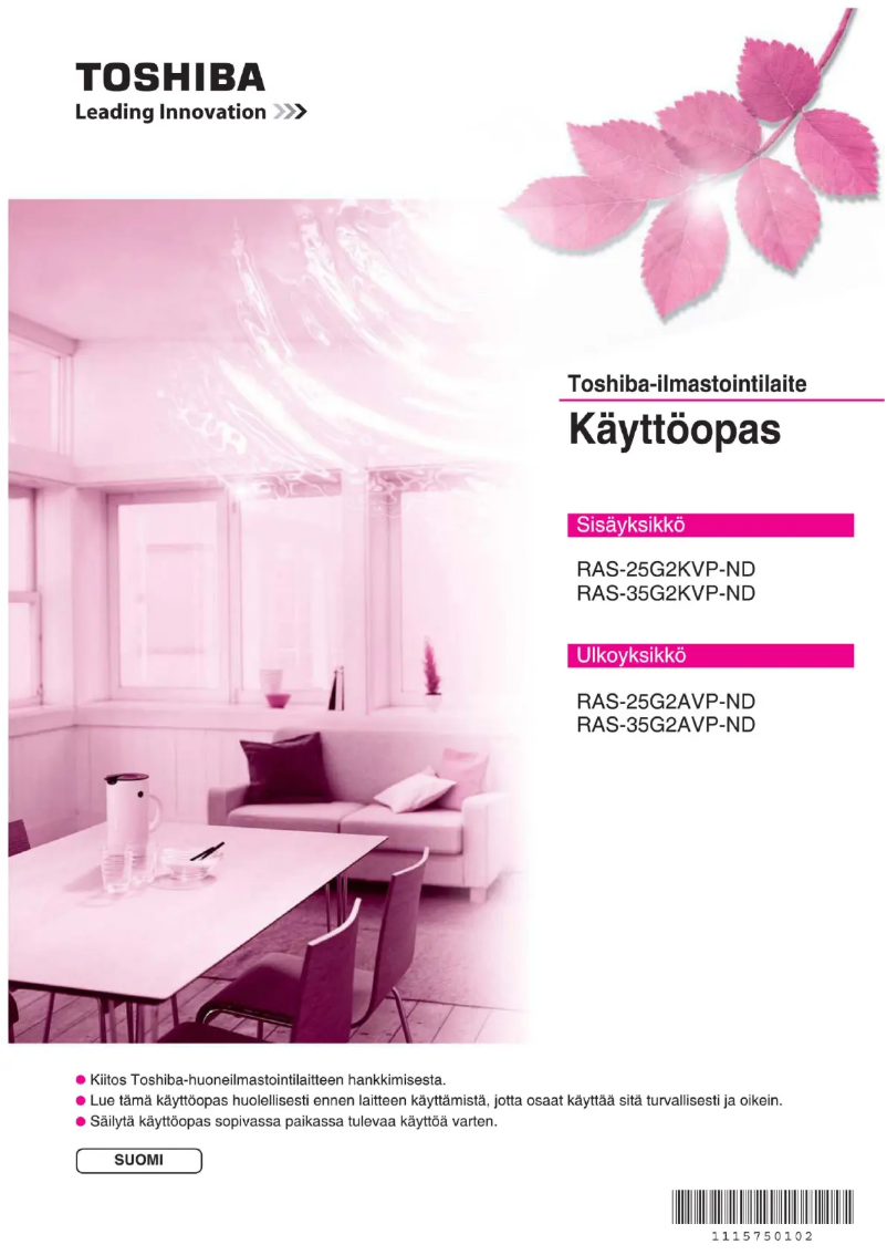 Image de la première page du manuel de l'appareil RAS-35G2AVP-ND