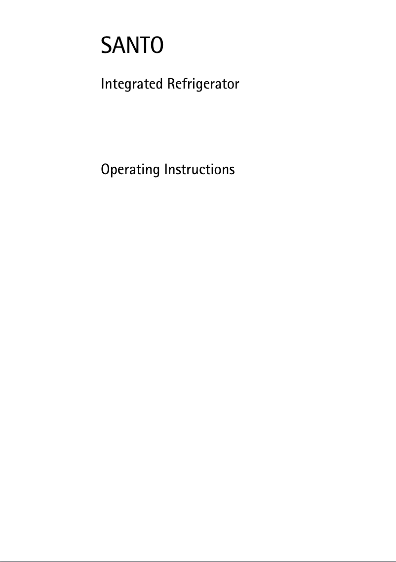 Página 1 del manual Manual de usuario AEG Santo 174-6i