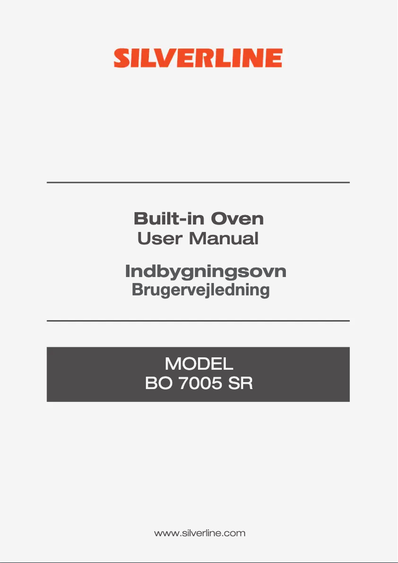 Page 1 de la notice Manuel utilisateur Silverline BO 7005 SR