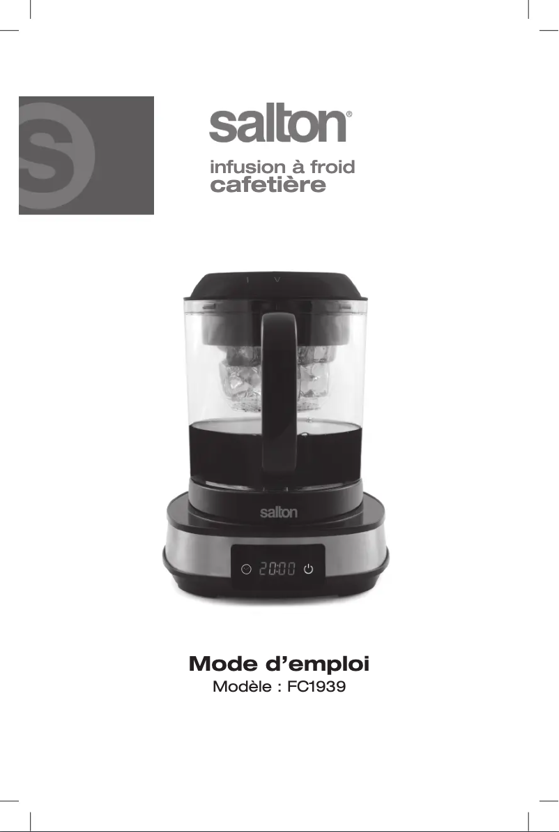 Image de la première page du manuel de l'appareil FC1939