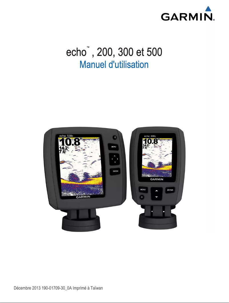 Página 1 del manual Manual de usuario Garmin Echo 551c