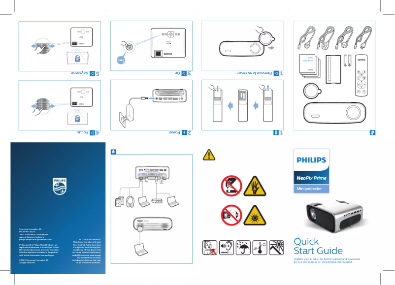 Image de la première page du manuel de l'appareil NeoPix Prime NPX540
