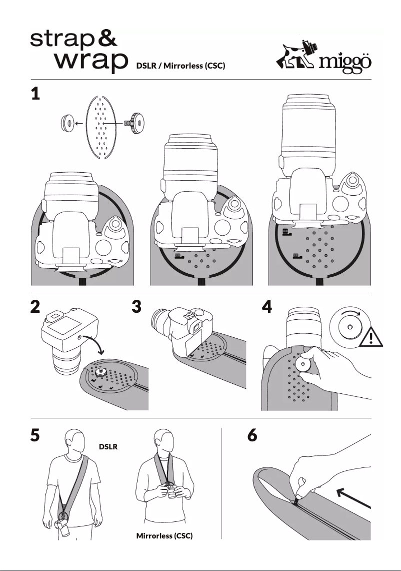 Page n°1 - Manuel utilisateur Miggo Strap & Wrap