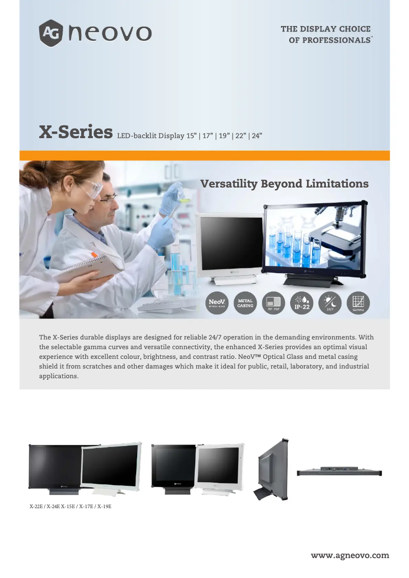 Image de la première page du manuel de l'appareil X-24E