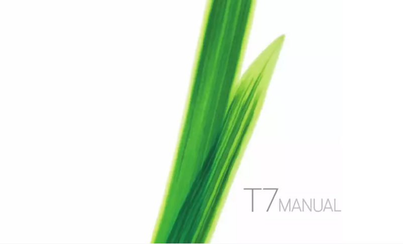 Page n°1 - Manuel utilisateur iRiver T7