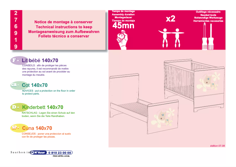 Page n°1 - Manuel utilisateur Sauthon 276919