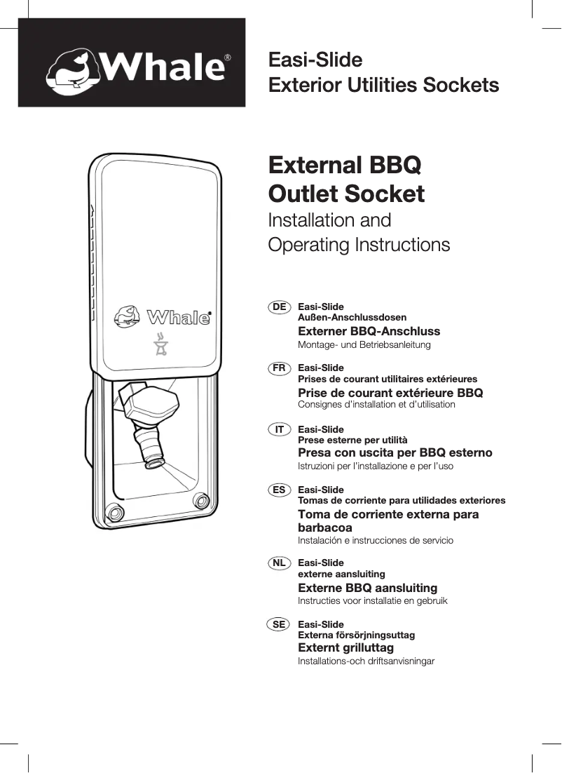 Image de la première page du manuel de l'appareil External BBQ Outlet Socket