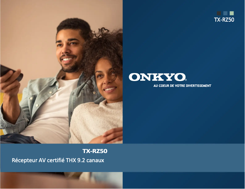 Page n°1 - Fiche technique Onkyo TX-RZ50