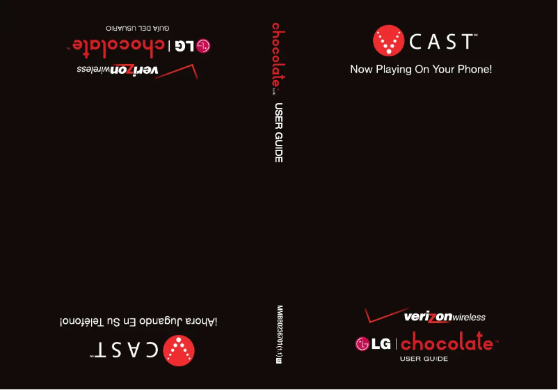 Image de la première page du manuel de l'appareil VX8550