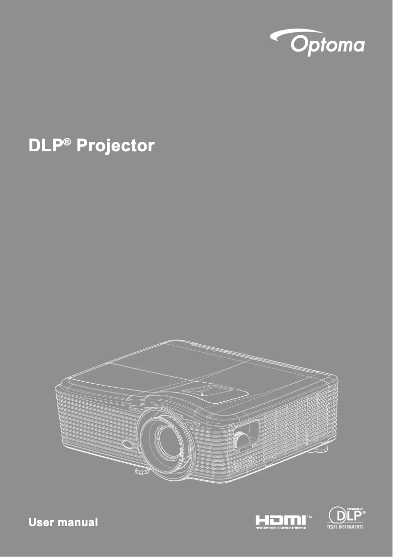 Page n°1 - Manuel utilisateur Optoma W515T