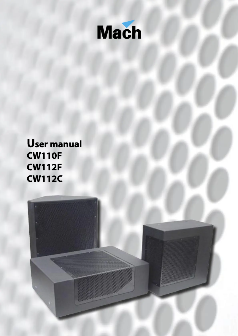 Image de la première page du manuel de l'appareil CW112 F