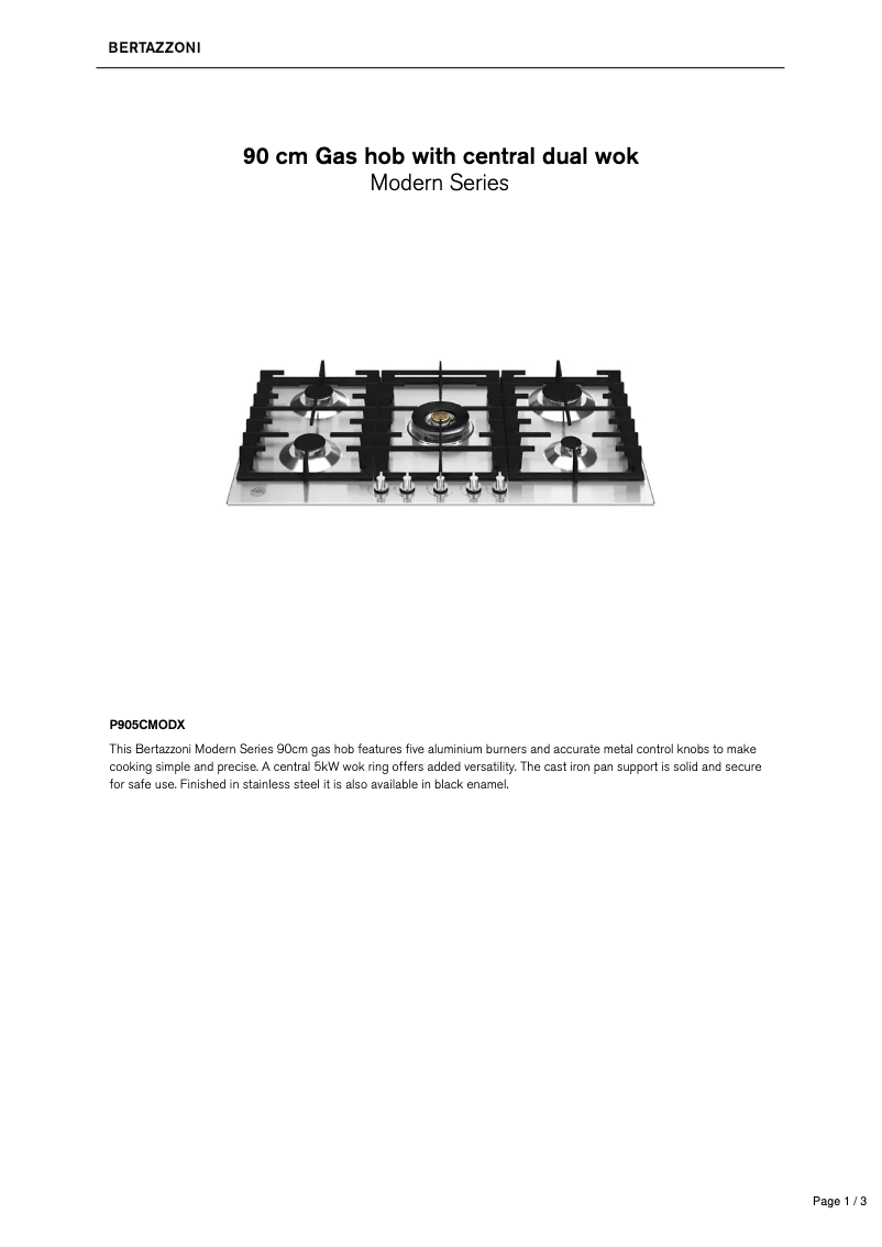 Image de la première page du manuel de l'appareil P905CMODX