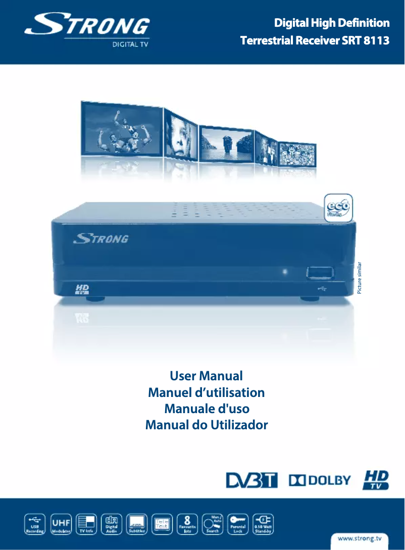 Page n°1 - Manuel utilisateur Strong SRT 8113