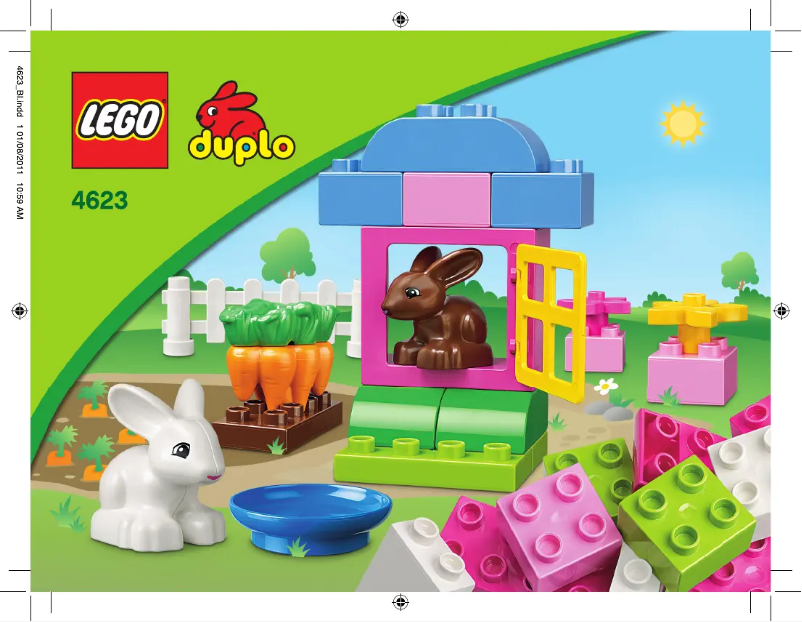 Page 1 of the manual User Manual Lego Duplo 4623