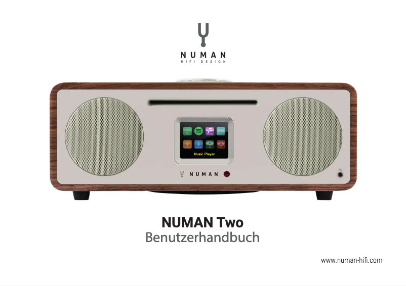 Page n°1 - Manuel utilisateur Numan Two