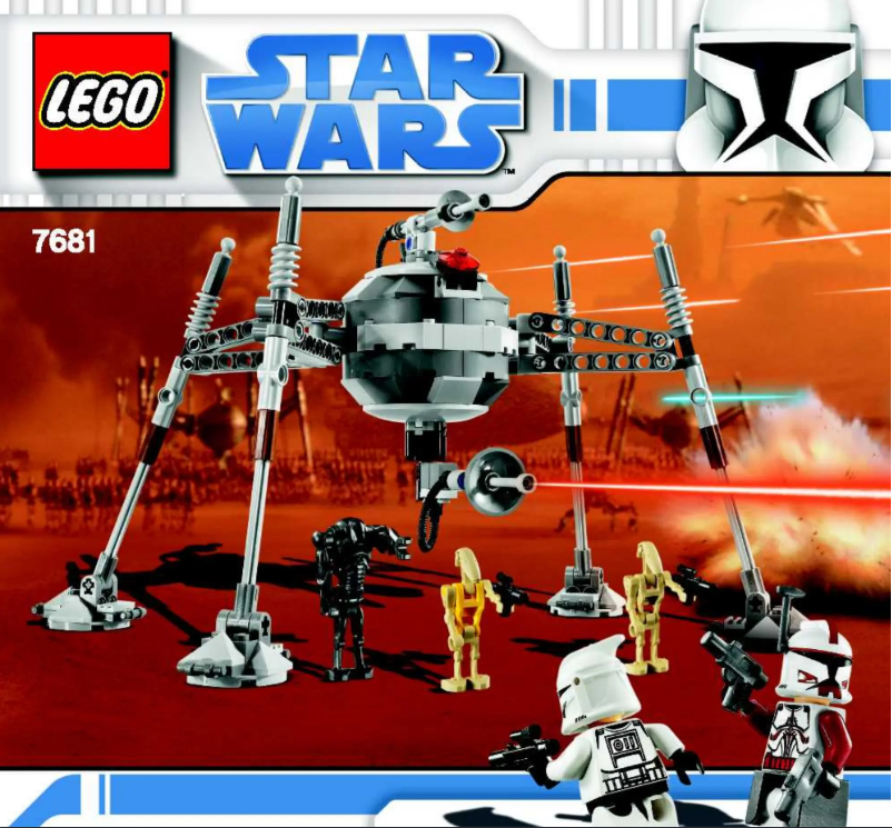 Page n°1 - Manuel utilisateur Lego Star Wars 7681