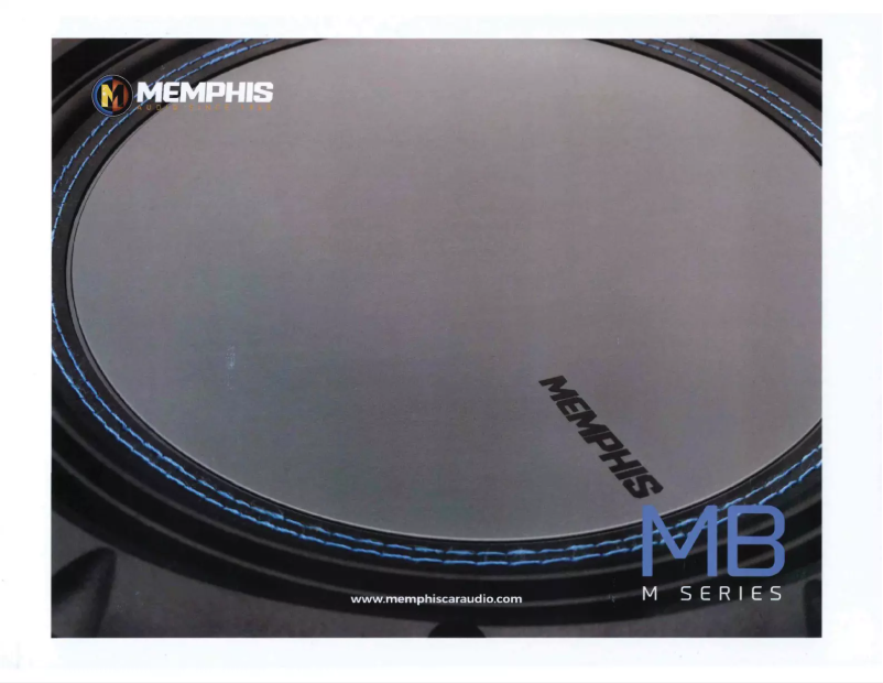 Page n°1 - Manuel utilisateur Memphis Audio MB824