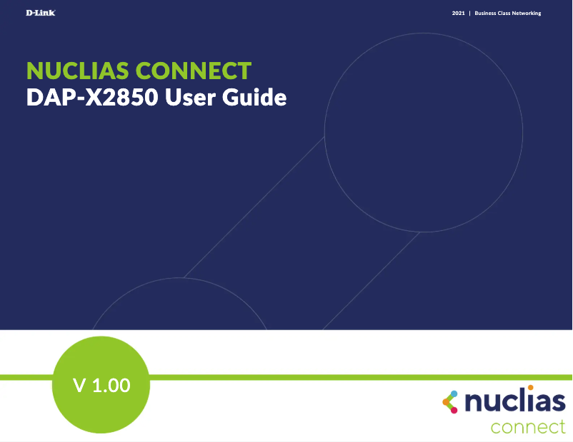 Page 1 de la notice Manuel utilisateur D-Link DAP-X2850