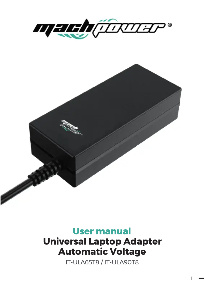 Página 1 del manual Manual de usuario Mach Power IT-ULA65T8