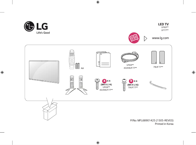 Página 1 del manual Manual de usuario LG 49UF690Y