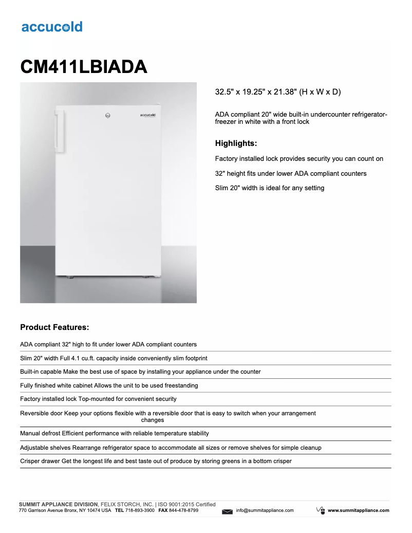 Image de la première page du manuel de l'appareil CM411LBI