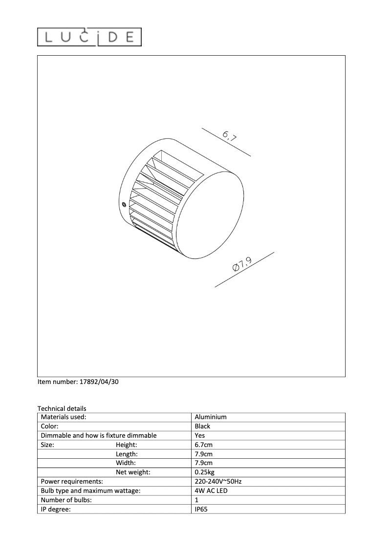 Image de la première page du manuel de l'appareil Scope