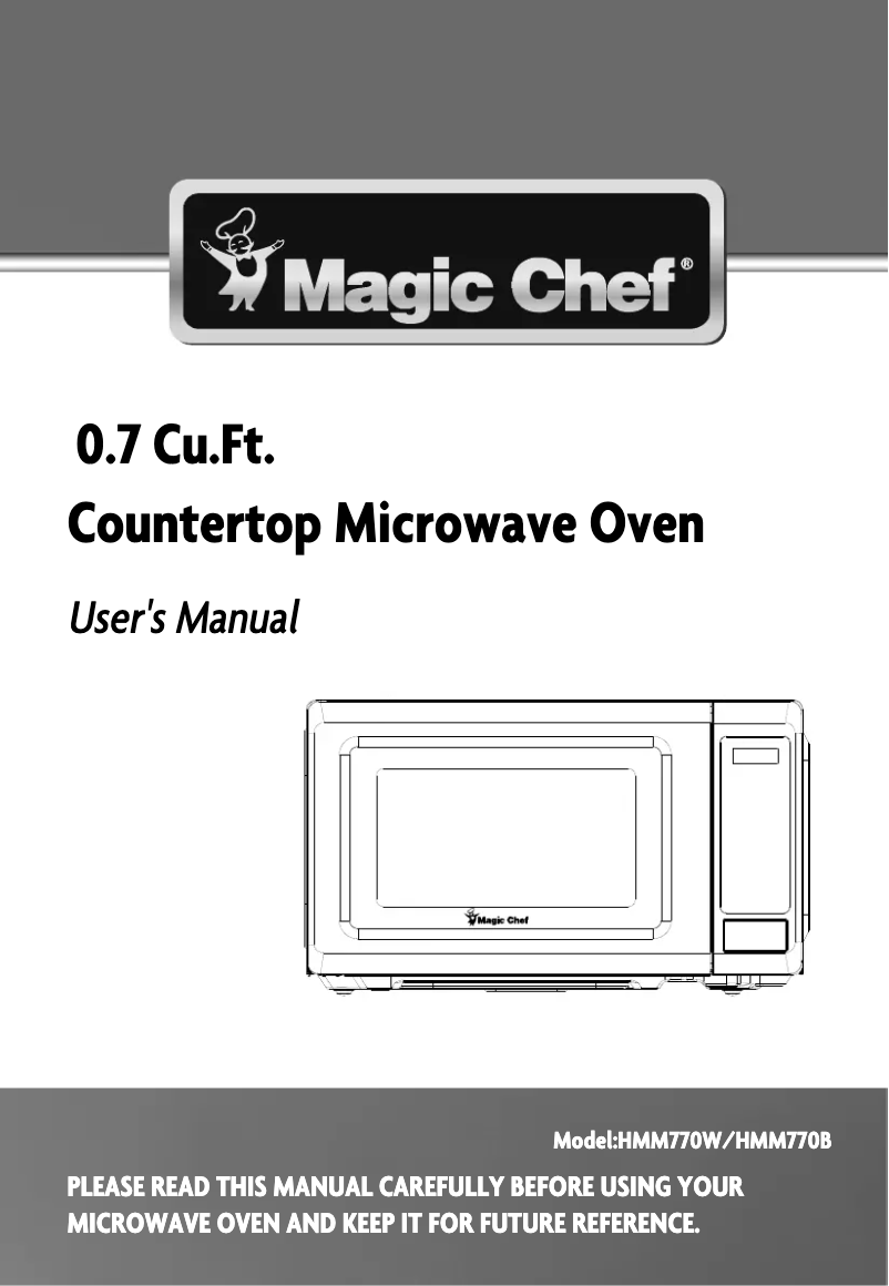 Imagen de la primera página del manual del dispositivo HMM770W