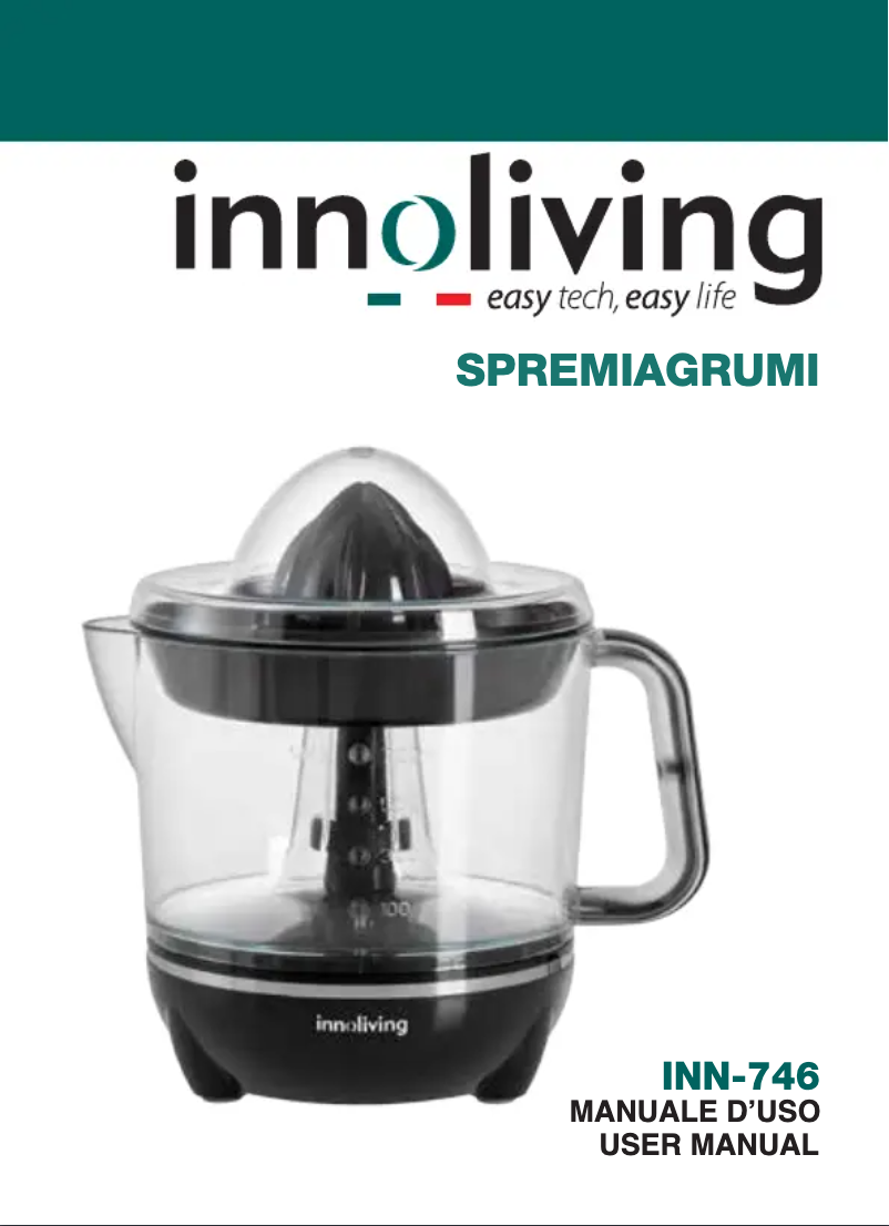 Image de la première page du manuel de l'appareil INN-746