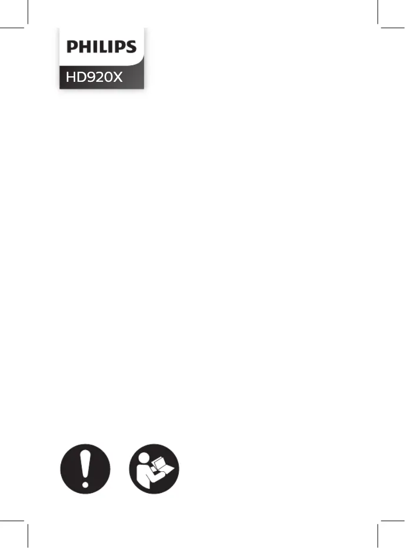 Page 1 de la notice Guide de démarrage rapide Philips Walita RI9201