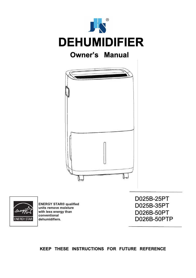 Image de la première page du manuel de l'appareil D025B-35PT