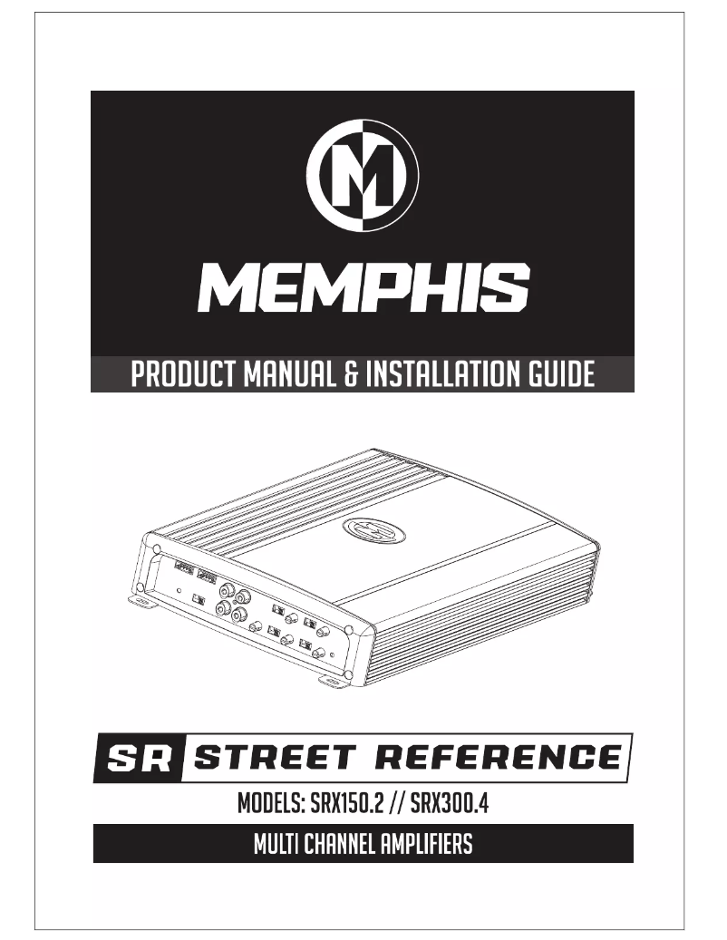 Page n°1 - Manuel utilisateur Memphis Audio SRX300.4