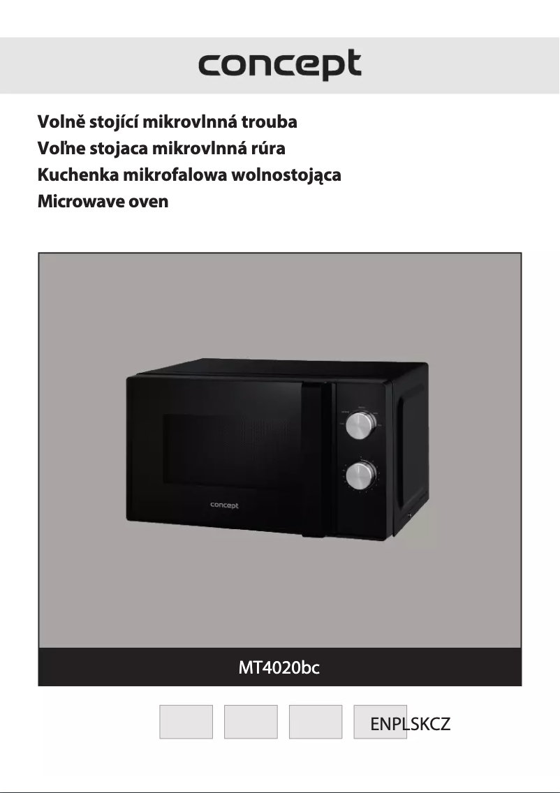 Image de la première page du manuel de l'appareil MT4020BC