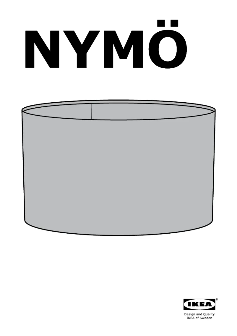 Image de la première page du manuel de l'appareil NYMÖ 103.772.19