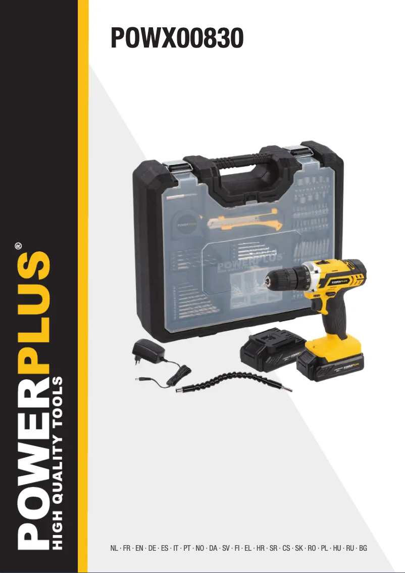 Page n°1 - Manuel utilisateur PowerPlus POWX00830