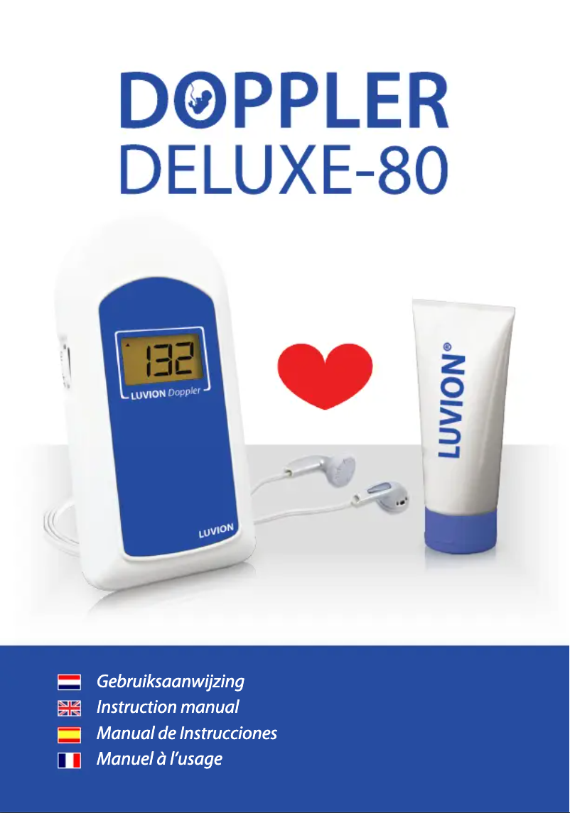 Page 1 de la notice Manuel utilisateur Luvion Doppler Deluxe-80