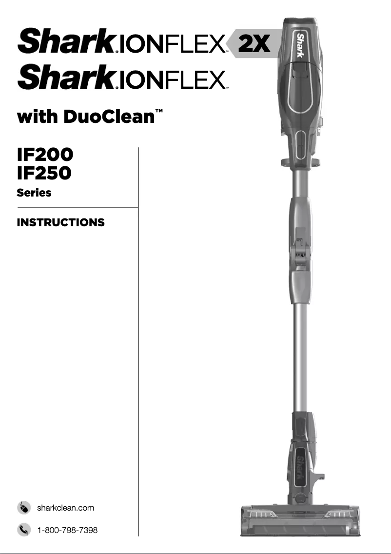 Page 1 de la notice Manuel utilisateur Shark IF200
