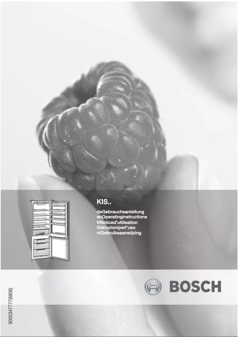 Page n°1 - Manuel utilisateur Bosch KIS28A60